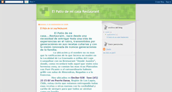 Desktop Screenshot of elpatiorestaurantblog.blogspot.com