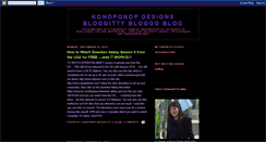 Desktop Screenshot of konoponopdesign.blogspot.com