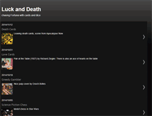Tablet Screenshot of luck-n-death.blogspot.com