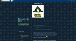 Desktop Screenshot of discussiondepoker.blogspot.com