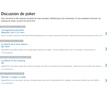 Tablet Screenshot of discussiondepoker.blogspot.com