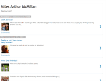Tablet Screenshot of milesmcmillan.blogspot.com
