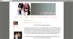 Desktop Screenshot of iliveforit.blogspot.com