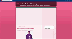 Desktop Screenshot of ladies-clothes-shopping.blogspot.com