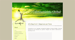 Desktop Screenshot of calentamientoytecnologia.blogspot.com