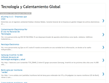 Tablet Screenshot of calentamientoytecnologia.blogspot.com