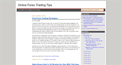 Desktop Screenshot of online-forex-trading-tips.blogspot.com