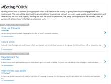 Tablet Screenshot of meetingyouth.blogspot.com