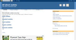 Desktop Screenshot of about-sudokus.blogspot.com