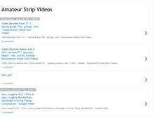 Tablet Screenshot of amateur-strippers.blogspot.com