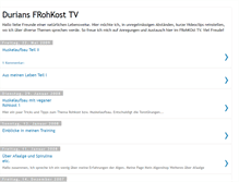 Tablet Screenshot of frohkost-tv.blogspot.com