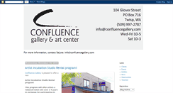 Desktop Screenshot of confluencegallery.blogspot.com