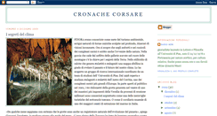 Desktop Screenshot of cronachecorsare.blogspot.com