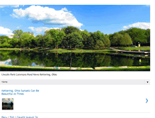 Tablet Screenshot of lincolnparkpondnews.blogspot.com