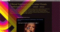 Desktop Screenshot of bienaldeartes-artforumbrasilunifuturo.blogspot.com