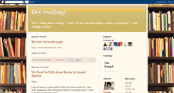 Desktop Screenshot of get-reading.blogspot.com