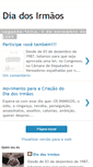 Mobile Screenshot of diadosirmaos.blogspot.com