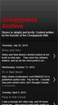 Mobile Screenshot of creepypastaarchive.blogspot.com