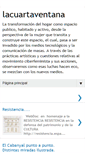Mobile Screenshot of lacuartaventana.blogspot.com