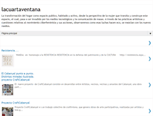 Tablet Screenshot of lacuartaventana.blogspot.com
