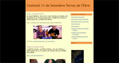 Desktop Screenshot of comissio11setembre.blogspot.com