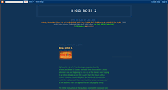 Desktop Screenshot of biggboss2.blogspot.com