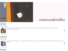 Tablet Screenshot of cuatrocuadernillos.blogspot.com