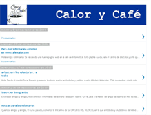 Tablet Screenshot of cafeycalor.blogspot.com