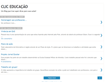 Tablet Screenshot of cliceducacao.blogspot.com
