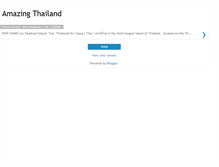 Tablet Screenshot of amazing-thailand1.blogspot.com