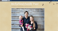 Desktop Screenshot of mcfarlandfamilyadventures.blogspot.com
