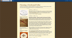 Desktop Screenshot of greyhoundcollar.blogspot.com