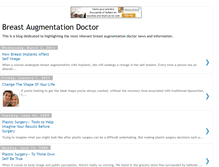 Tablet Screenshot of breastaugmentationdoctor.blogspot.com