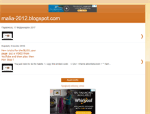 Tablet Screenshot of malia-2012.blogspot.com