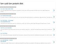 Tablet Screenshot of lowcarblowproteindiet.blogspot.com