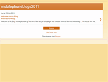 Tablet Screenshot of mobilephoneblogs2011.blogspot.com