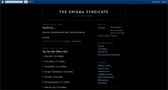 Desktop Screenshot of enigmasyndicate.blogspot.com