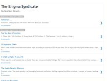 Tablet Screenshot of enigmasyndicate.blogspot.com