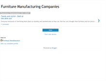 Tablet Screenshot of furnituremanufacturer.blogspot.com