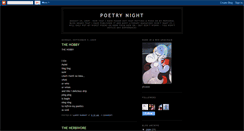 Desktop Screenshot of poem-a-night.blogspot.com