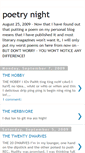 Mobile Screenshot of poem-a-night.blogspot.com