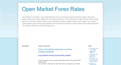 Desktop Screenshot of openmarketforexrate.blogspot.com