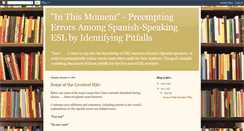 Desktop Screenshot of eslforspanishspeakers.blogspot.com