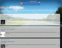Tablet Screenshot of live-criket.blogspot.com