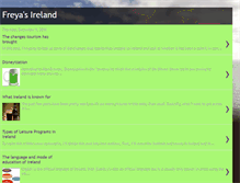 Tablet Screenshot of freyasireland.blogspot.com
