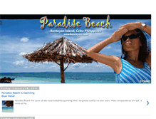 Tablet Screenshot of bantayan-island-paradise-beach.blogspot.com