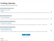 Tablet Screenshot of craftingliberally.blogspot.com