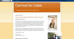 Desktop Screenshot of carnival4caleb.blogspot.com