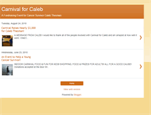 Tablet Screenshot of carnival4caleb.blogspot.com