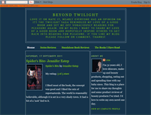 Tablet Screenshot of beyondtwilightfictionreviews.blogspot.com